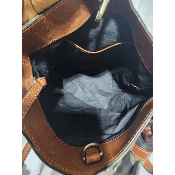 Authentic BURBERRY Canvas Mega Check Camouflage Mini Susanna Hobo Russet  Bag - Picture 14 of 14